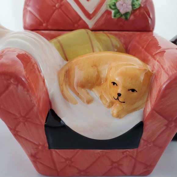 Orange Cat Teapot by Houston Harvest - Picture 7 of 7